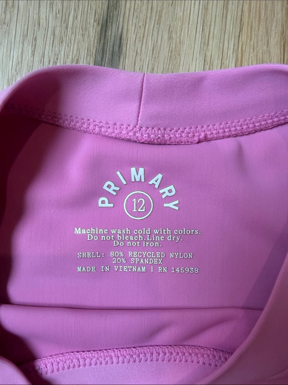 Primary Pink Rash guard Tee - Picture 2 of 2